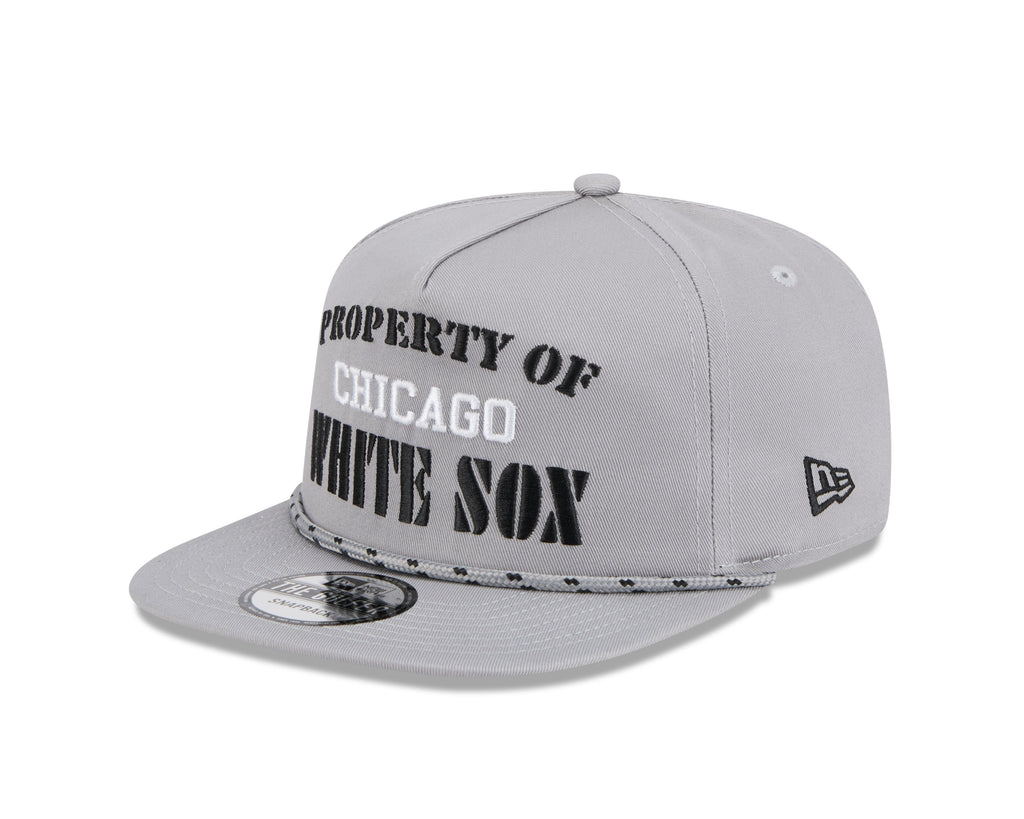 Chicago White Sox New Era Gray Vintage The Golfer Snapback Hat product image 3, provided for visual reference and product