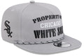 Chicago White Sox New Era Gray Vintage The Golfer Snapback Hat product image 1, provided for visual reference and product