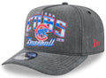 Chicago Cubs New Era Gray Washed 9FIFTY A-Frame Snapback Hat product image 1, provided for visual reference and product