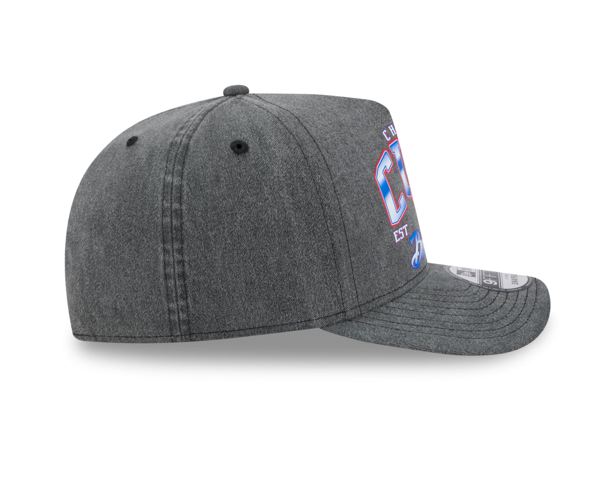 Chicago Cubs New Era Gray Washed 9FIFTY A-Frame Snapback Hat product image 5, provided for visual reference and product