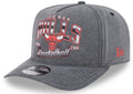Chicago Bulls New Era Gray Washed 9FIFTY A-Frame Snapback Hat product image 1, provided for visual reference and product