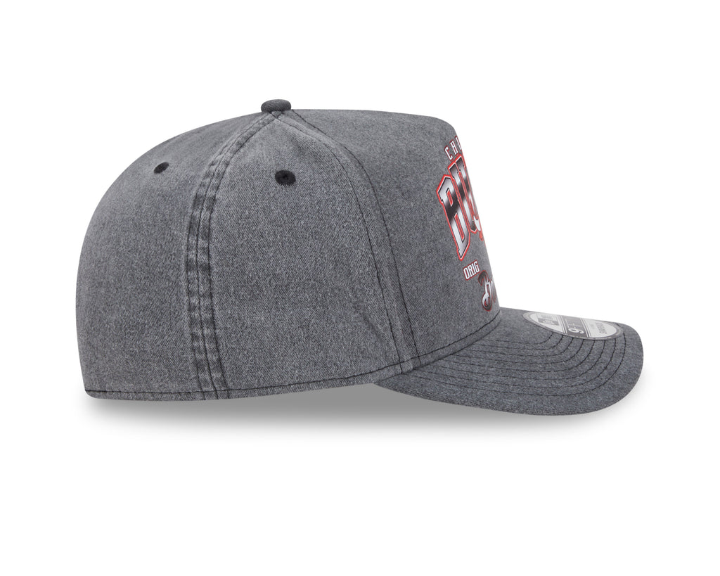 Chicago Bulls New Era Gray Washed 9FIFTY A-Frame Snapback Hat product image 5, provided for visual reference and product