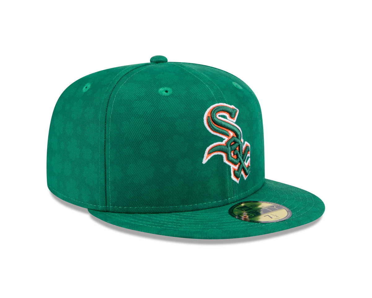 Chicago White Sox New Era Kelly Green 2025 St. Patrick's Day Authentic Collection On-Field 59FIFTY Fitted Hat for Men