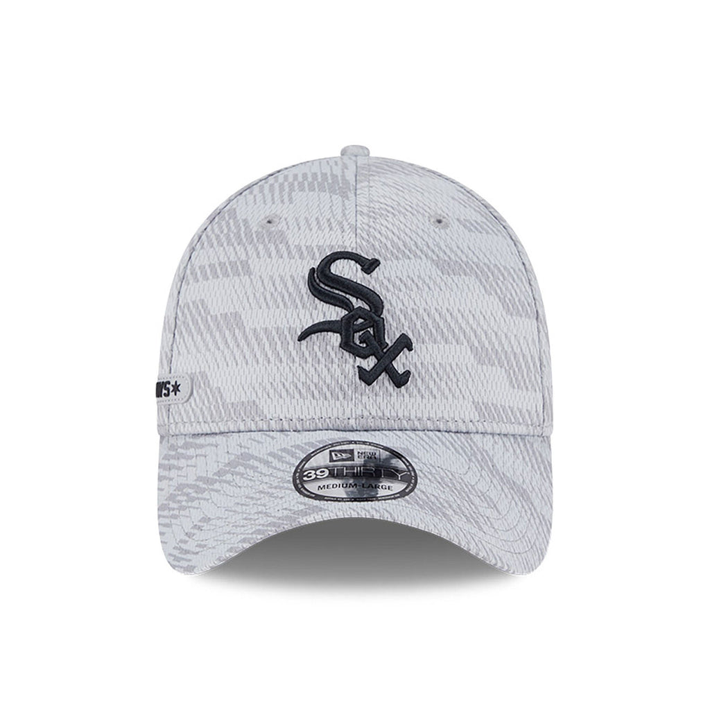 Chicago White Sox Gray 2025 Clubhouse New Era 39THIRTY Flex Hat product image 2, provided for visual reference and product