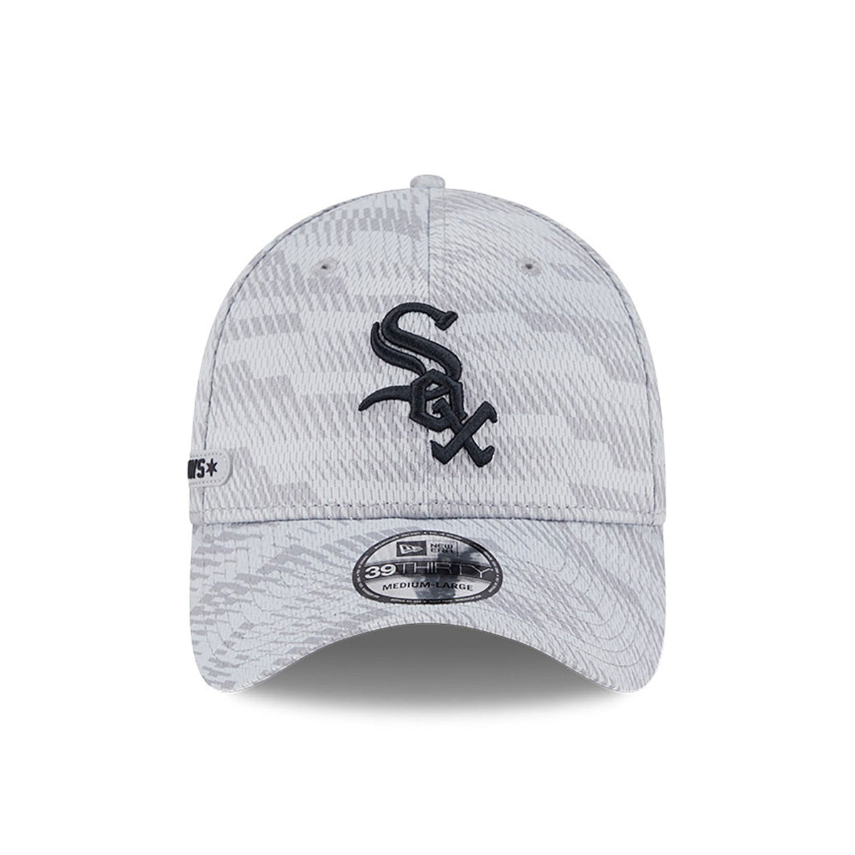 Chicago White Sox Gray 2025 Clubhouse New Era 39THIRTY Flex Hat product image 2, provided for visual reference and product