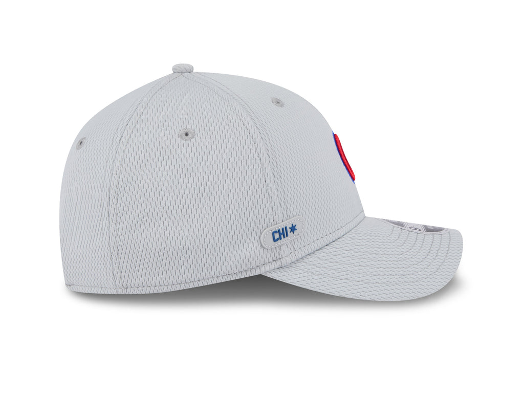 Chicago Cubs New Era Gray Clubhouse M-Crown 9FORTY Adjustable Hat product image 4, provided for visual reference and product