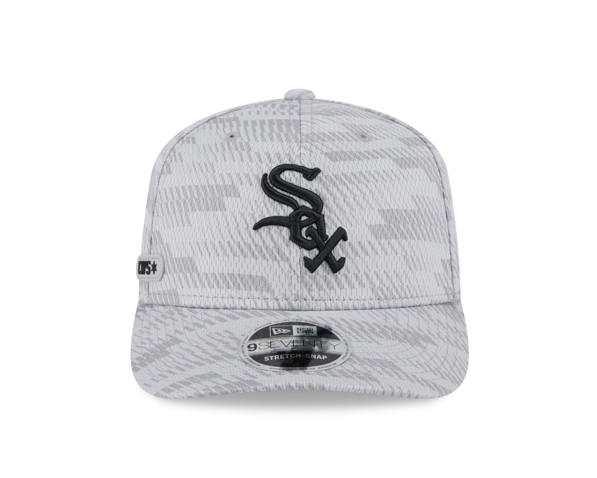 Chicago White Sox New Era Gray 2025 Clubhouse 9SEVENTY Adjustable Hat product image 2, provided for visual reference and