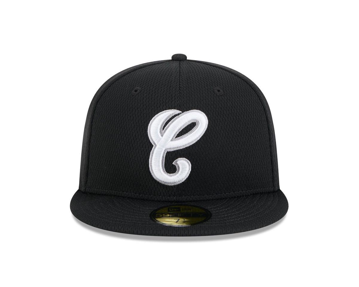 Chicago White Sox New Era Black 2025 Clubhouse Alternate 59FIFTY Fitted Hat product image 2, provided for visual reference