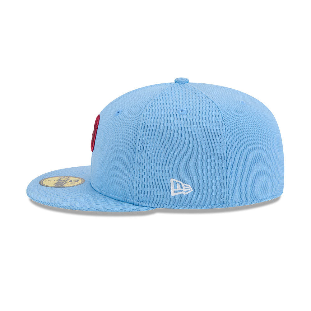 Philadelphia Phillies New Era Blue Alternate 2025 Clubhouse 59FIFTY Fitted Hat product image 4, provided for visual