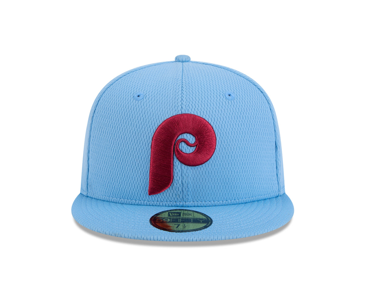 Philadelphia Phillies New Era Blue Alternate 2025 Clubhouse 59FIFTY Fitted Hat product image 2, provided for visual