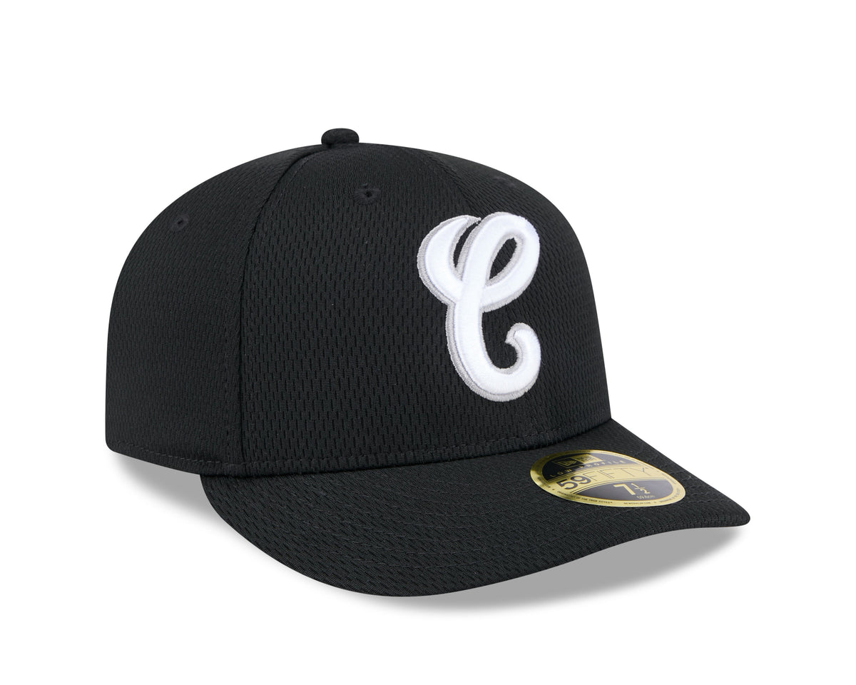 Chicago White Sox New Era Black 2025 Clubhouse Alternate 59FIFTY Low Profile Fitted Hat product image 3, provided for visual