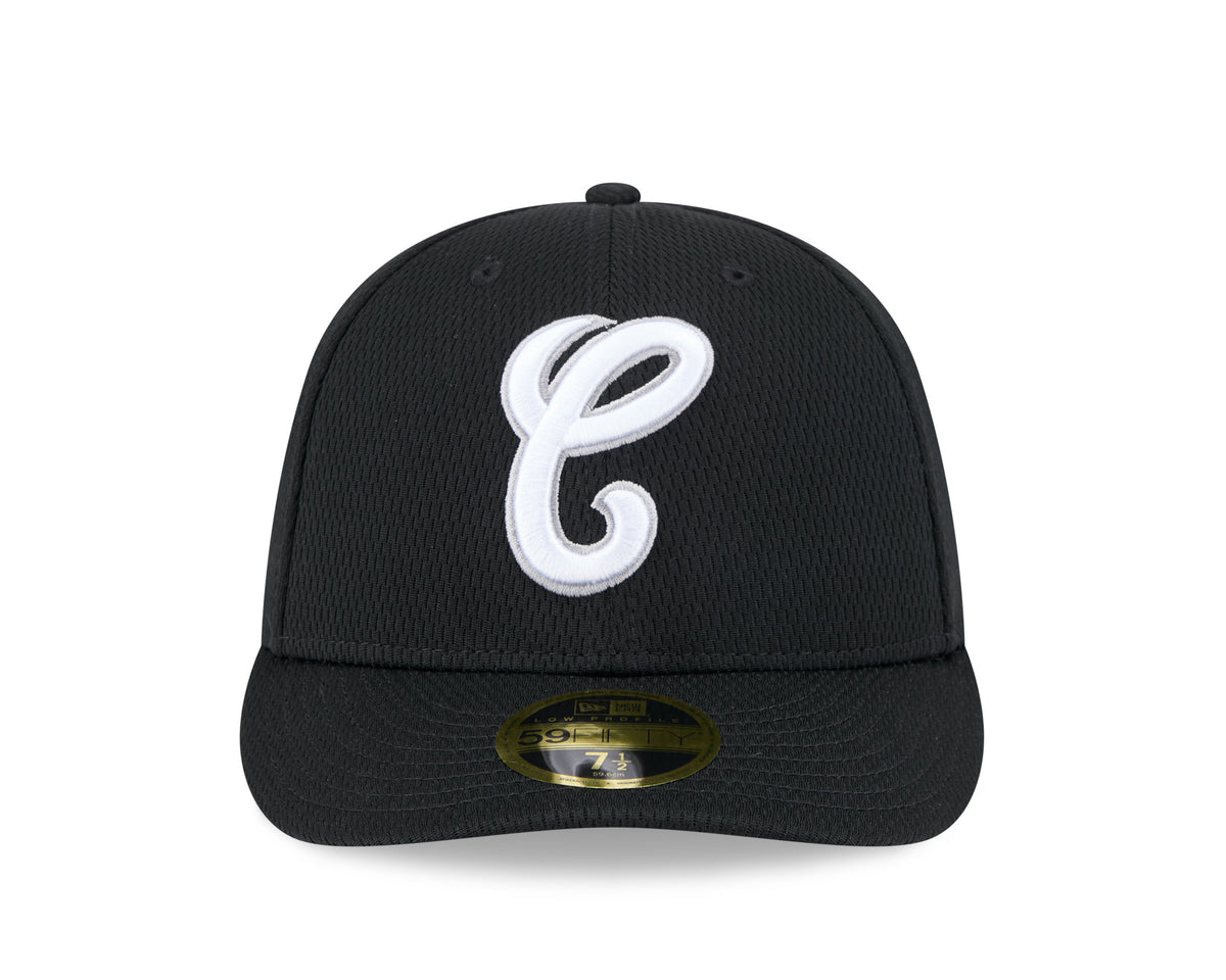 Chicago White Sox New Era Black 2025 Clubhouse Alternate 59FIFTY Low Profile Fitted Hat product image 2, provided for visual