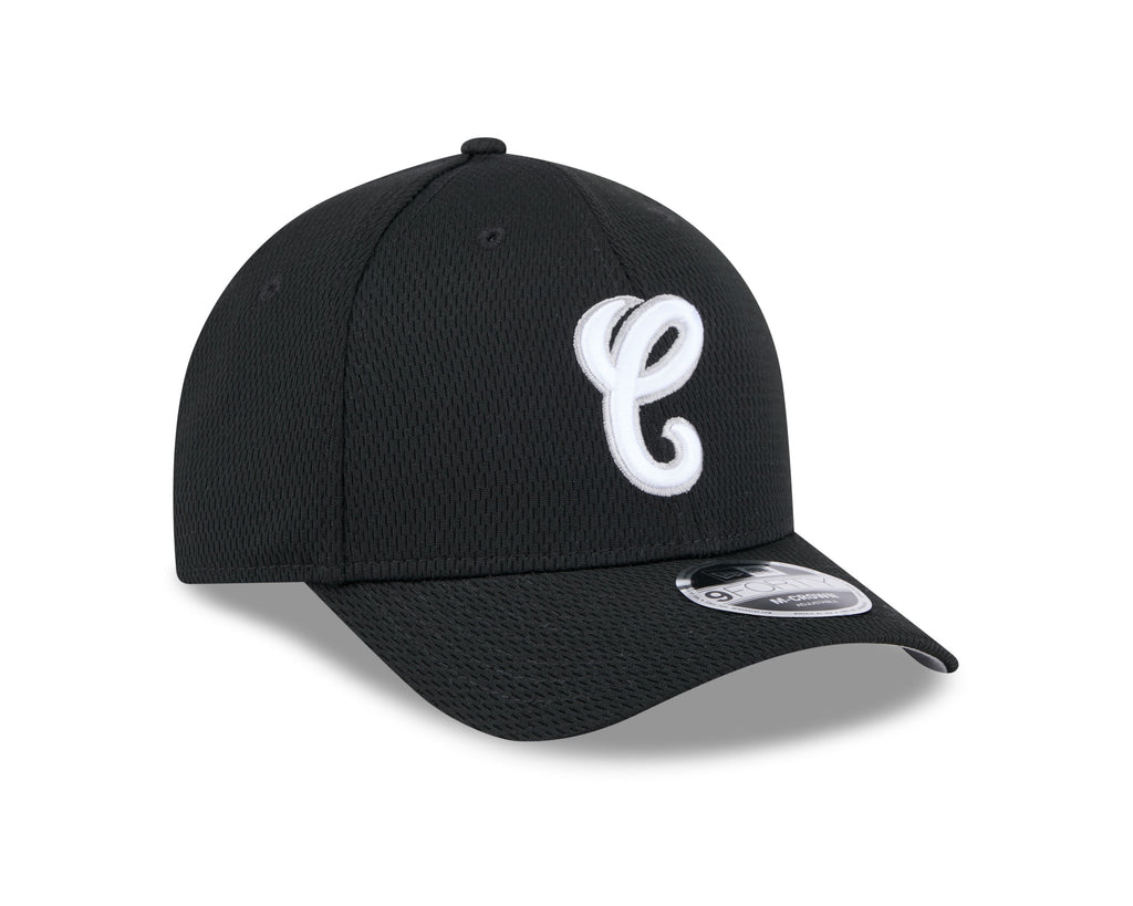 Chicago White Sox New Era Black 2025 Clubhouse Alternate M-Crown 9FORTY Adjustable Hat product image 3, provided for visual