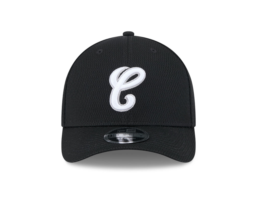 Chicago White Sox New Era Black 2025 Clubhouse Alternate M-Crown 9FORTY Adjustable Hat product image 2, provided for visual