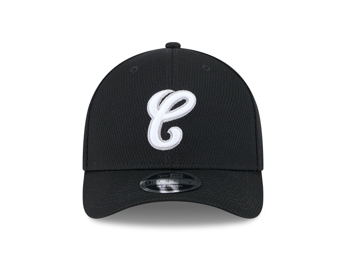 Chicago White Sox New Era Black 2025 Clubhouse Alternate M-Crown 9FORTY Adjustable Hat product image 2, provided for visual