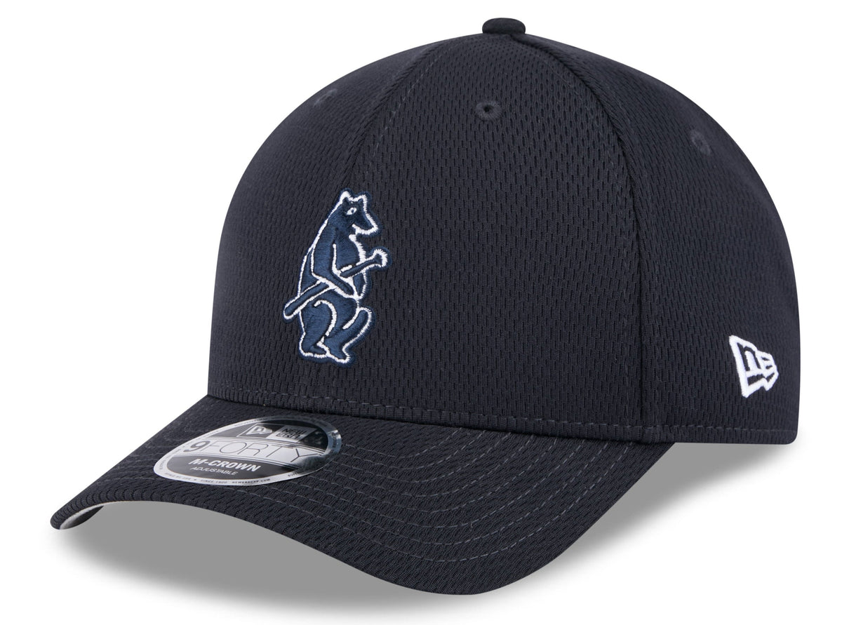 Chicago Cubs New Era Navy 2025 Clubhouse 1914 Alternate M-Crown 9FORTY Adjustable Hat product image 1, provided for visual