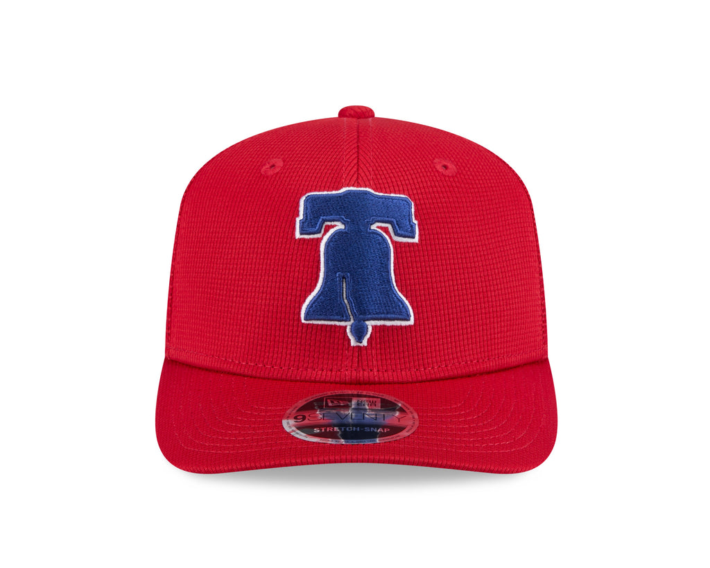 Philadelphia Phillies New Era Red 2025 Spring Training 9SEVENTY Trucker Hat product image 2, provided for visual reference