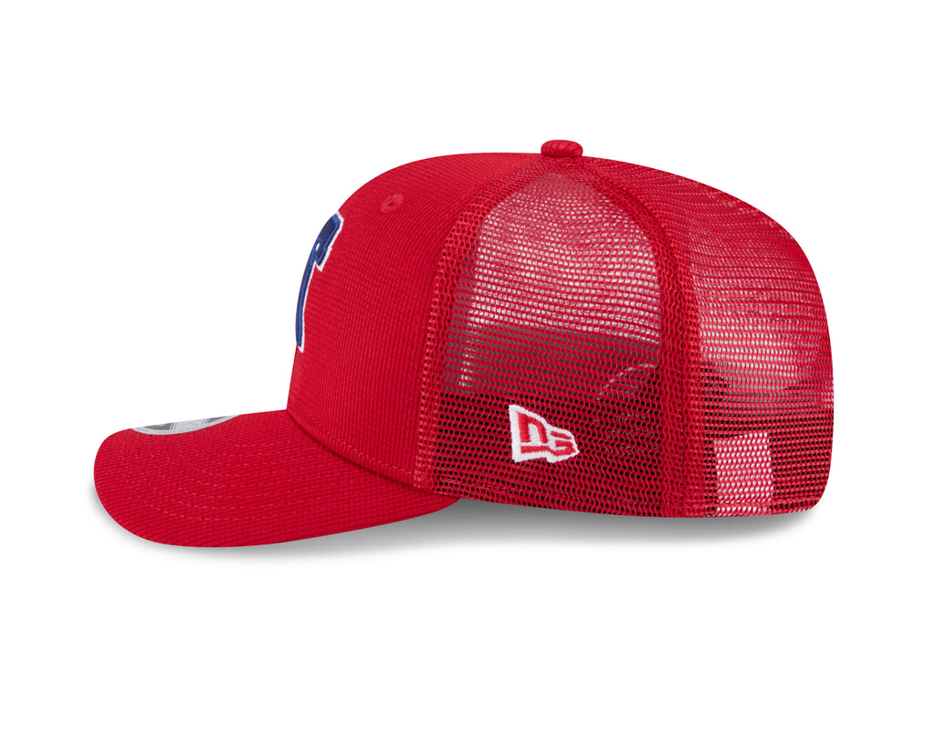 Philadelphia Phillies New Era Red 2025 Spring Training 9SEVENTY Trucker Hat product image 4, provided for visual reference