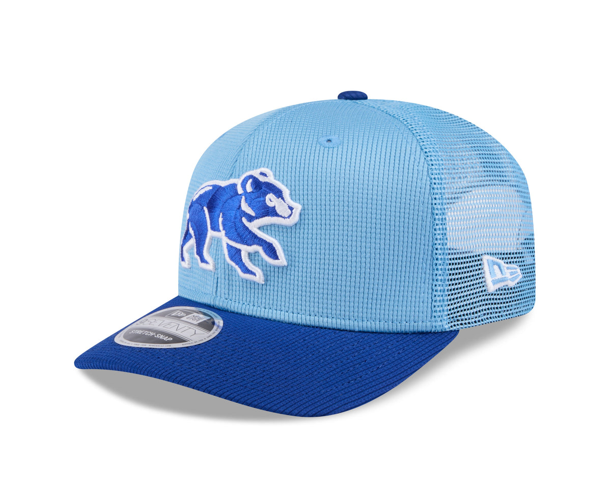 Chicago Cubs New Era Blue 2025 Spring Training 9SEVENTY Trucker Hat product image 2, provided for visual reference and