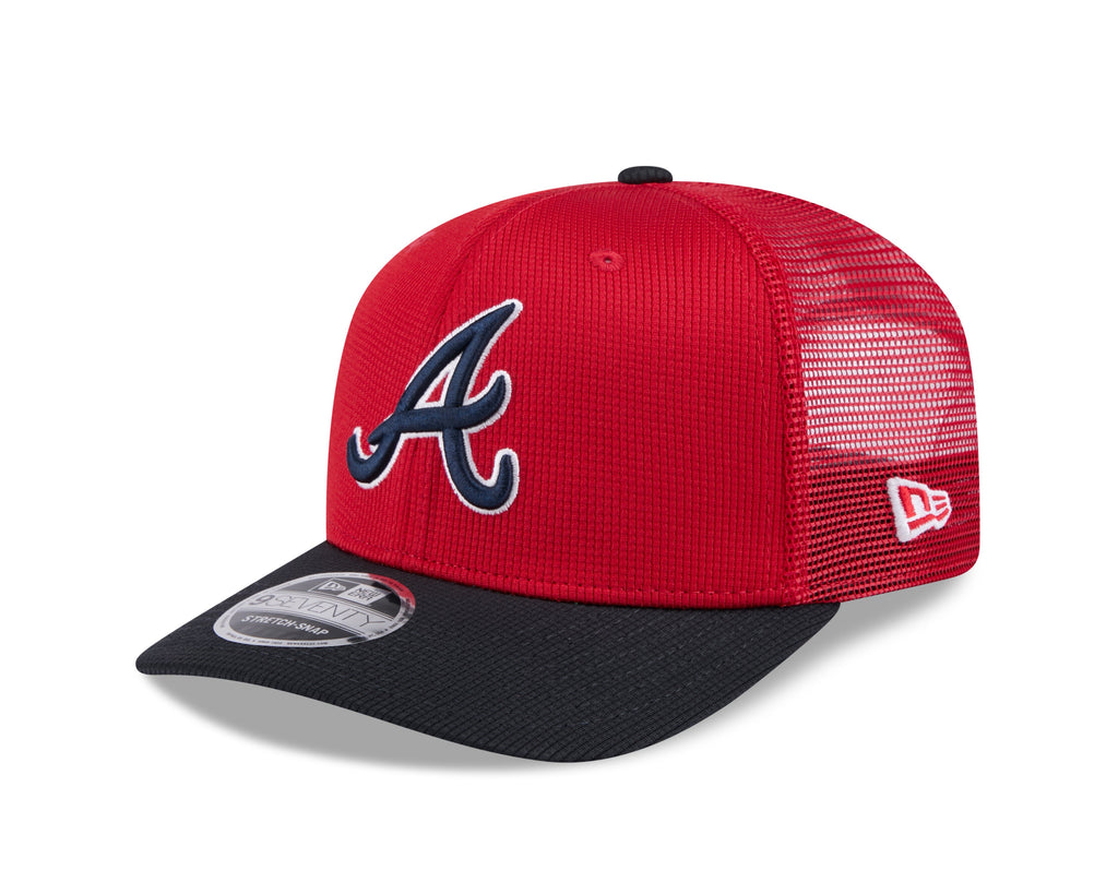 Atlanta Braves New Era Red/Navy 2025 Spring Training 9SEVENTY Trucker Hat product image 5, provided for visual reference and