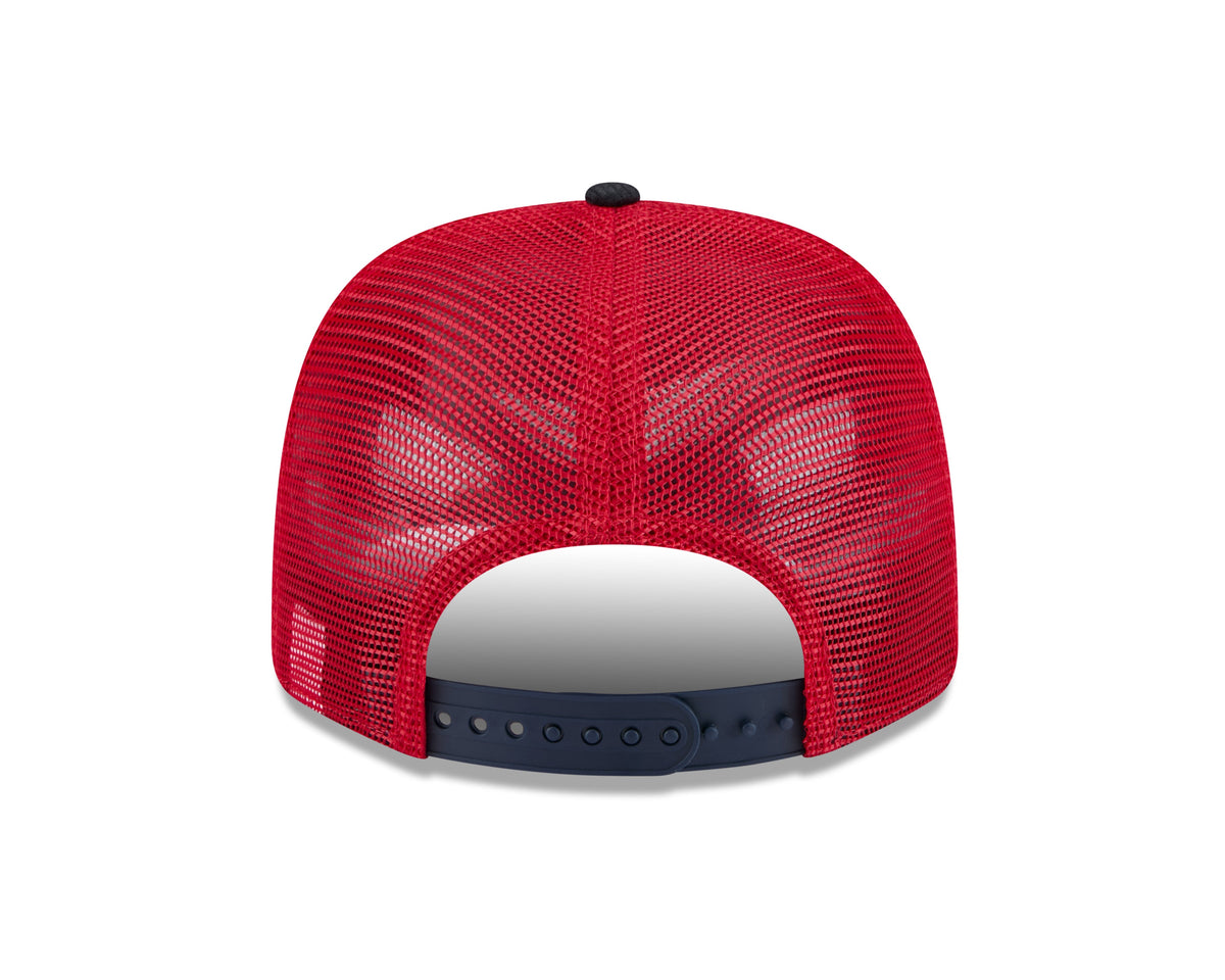 Atlanta Braves New Era Red/Navy 2025 Spring Training 9SEVENTY Trucker Hat product image 7, provided for visual reference and