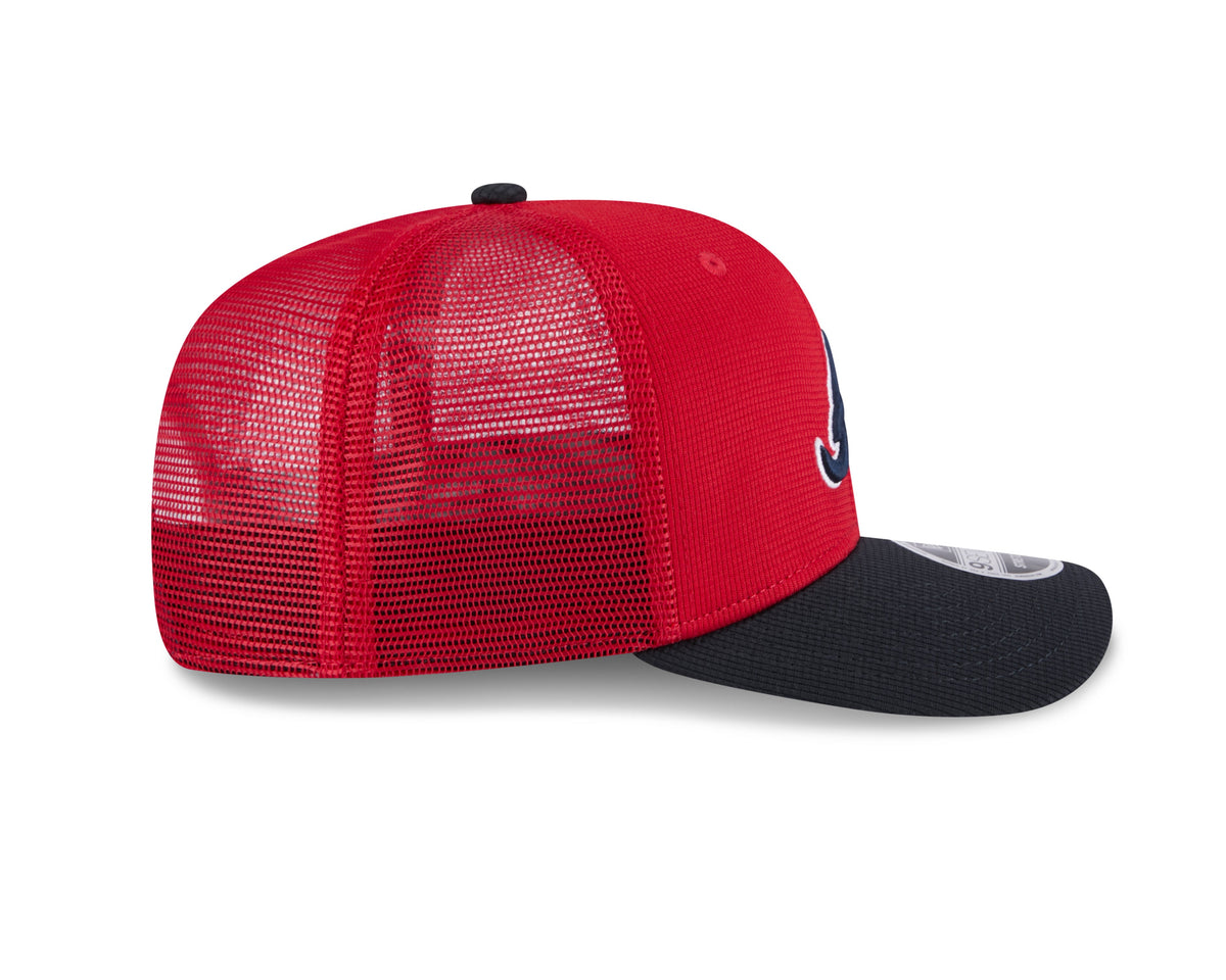 Atlanta Braves New Era Red/Navy 2025 Spring Training 9SEVENTY Trucker Hat product image 6, provided for visual reference and