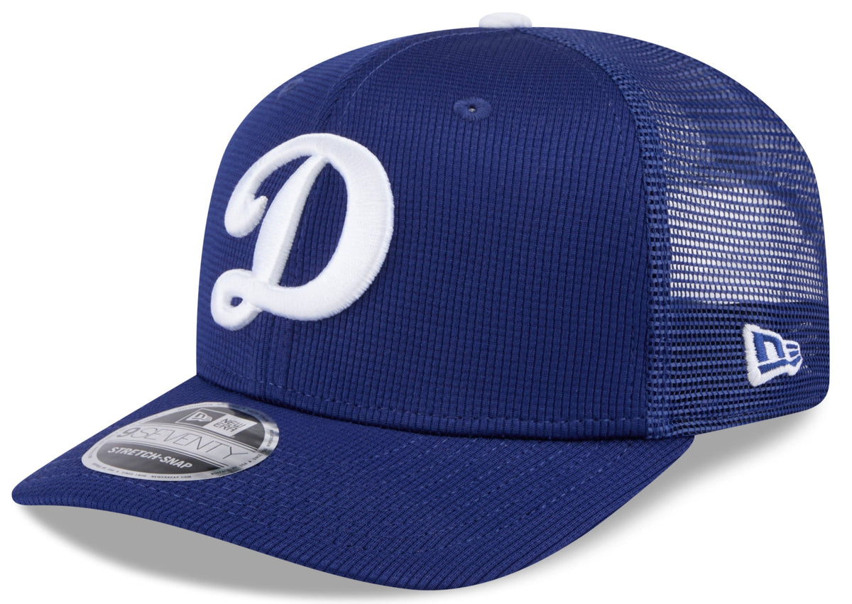 Los Angeles Dodgers New Era Royal 2025 Spring Training 9SEVENTY Trucker Hat product image 1, provided for visual reference
