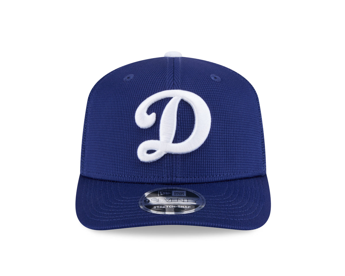Los Angeles Dodgers New Era Royal 2025 Spring Training 9SEVENTY Trucker Hat product image 2, provided for visual reference