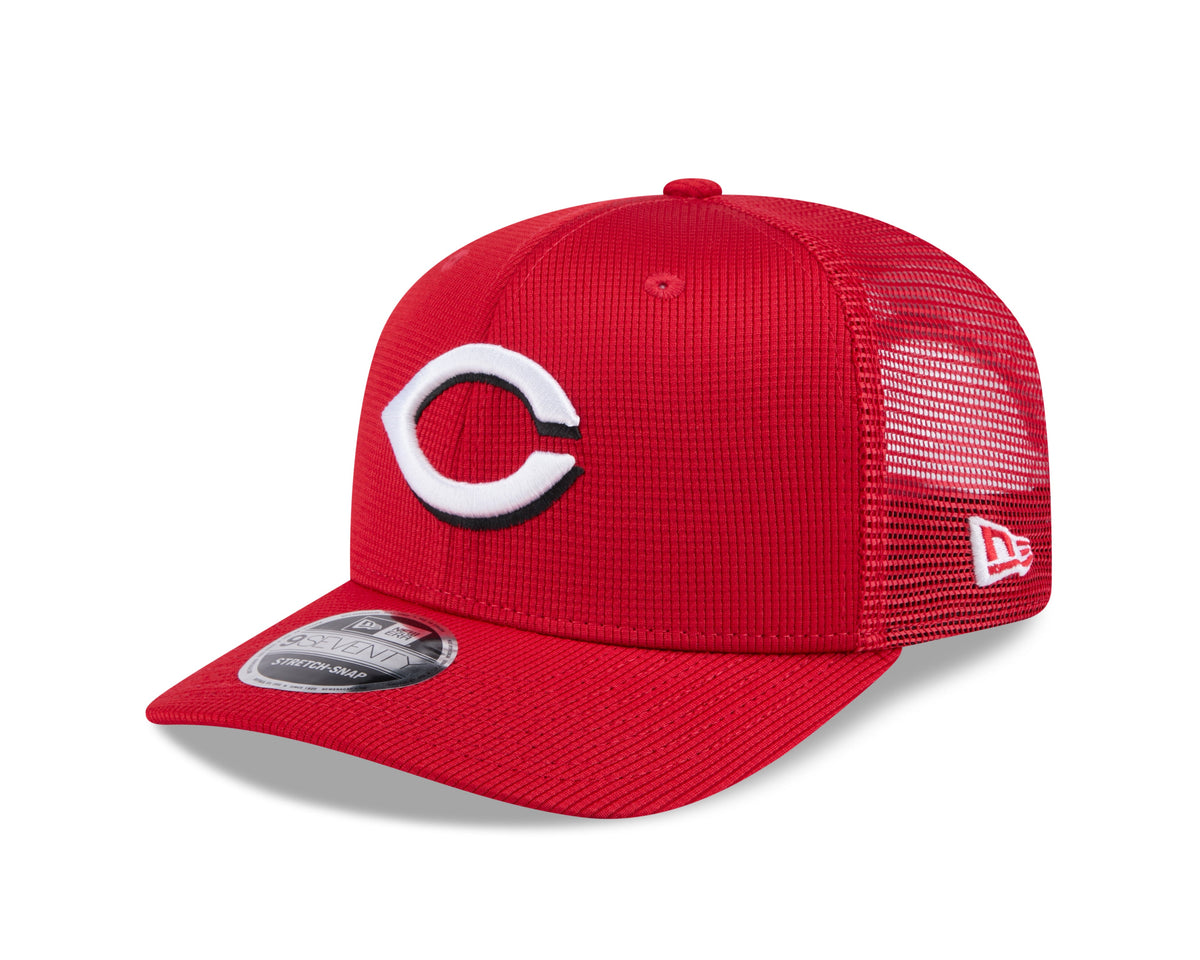 Cincinnati Reds New Era Red 2025 Spring Training 9SEVENTY Trucker Hat product image 8, provided for visual reference and