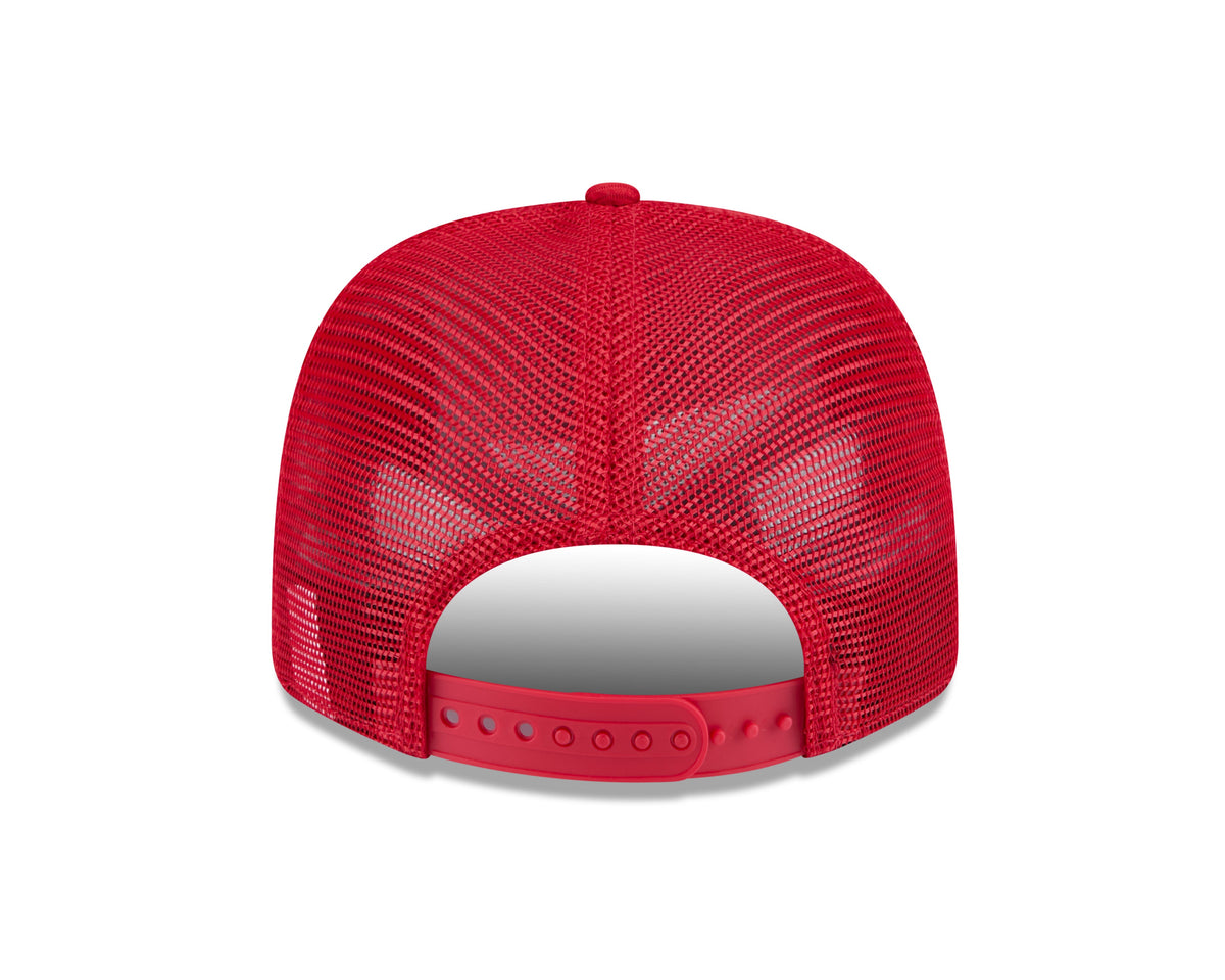 Cincinnati Reds New Era Red 2025 Spring Training 9SEVENTY Trucker Hat product image 6, provided for visual reference and