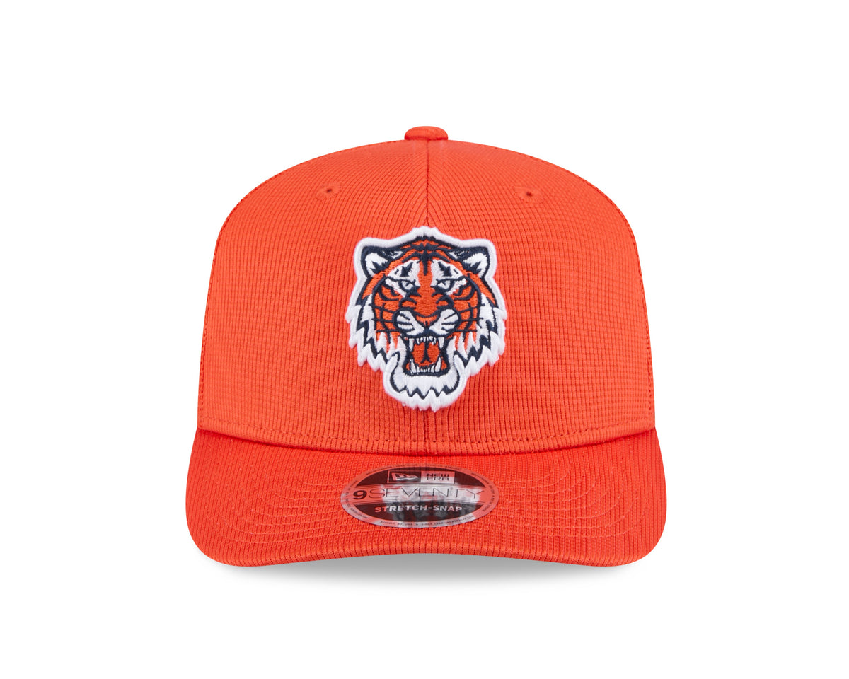Detroit Tigers New Era Orange 2025 Spring Training 9SEVENTY Trucker Hat product image 2, provided for visual reference and