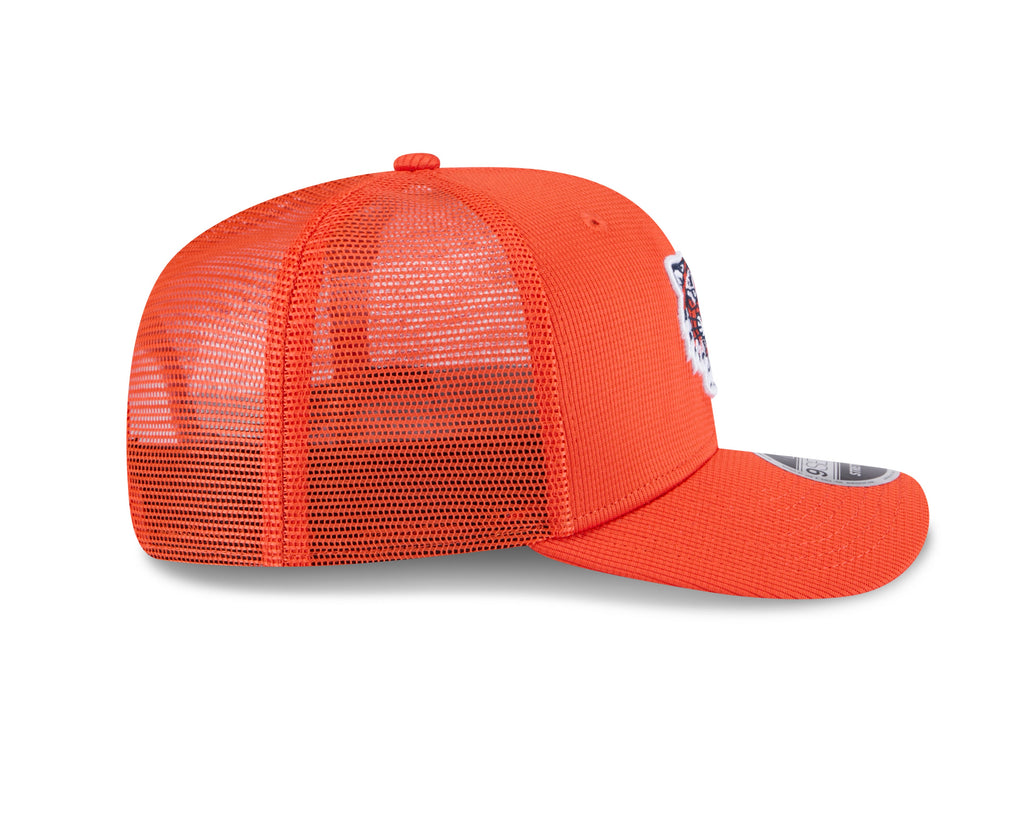 Detroit Tigers New Era Orange 2025 Spring Training 9SEVENTY Trucker Hat product image 4, provided for visual reference and