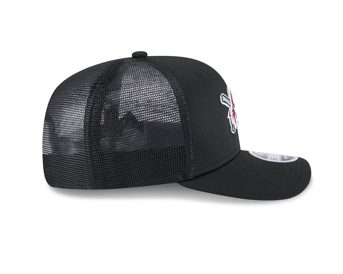 Pittsburgh Pirates New Era Black 2025 Spring Training 9SEVENTY Trucker Hat product image 5, provided for visual reference