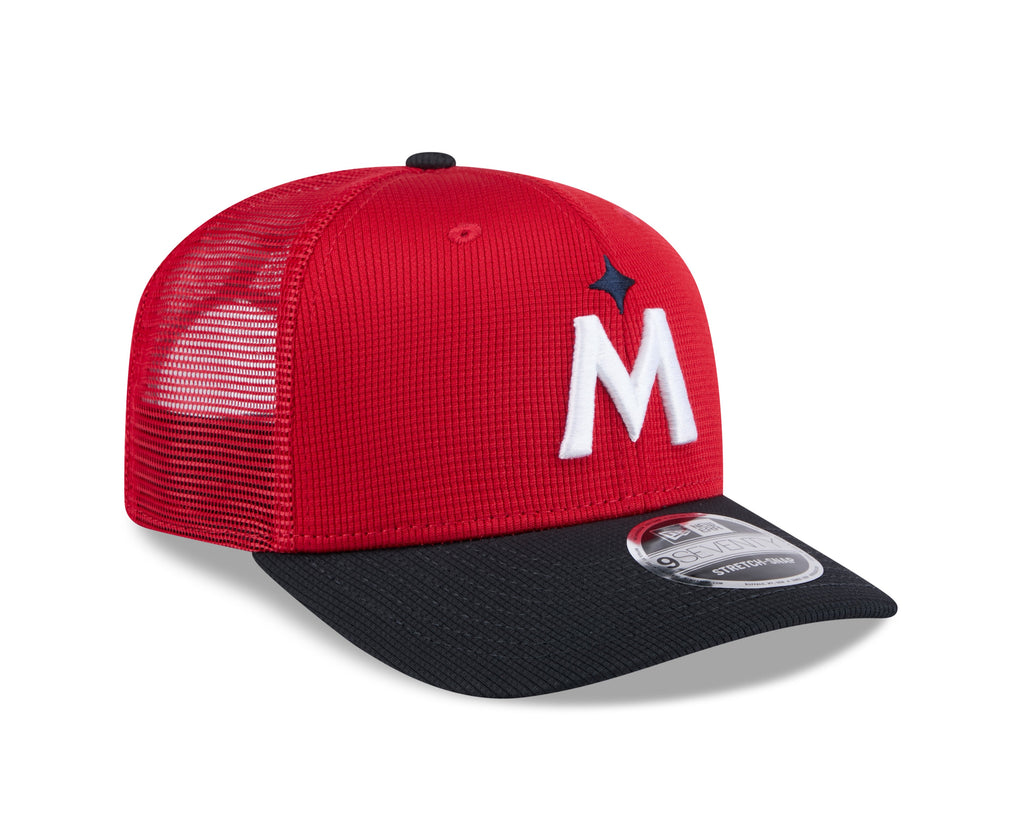 Minnesota Twins New Era Red/Navy 2025 Spring Training 9SEVENTY Trucker Hat product image 3, provided for visual reference