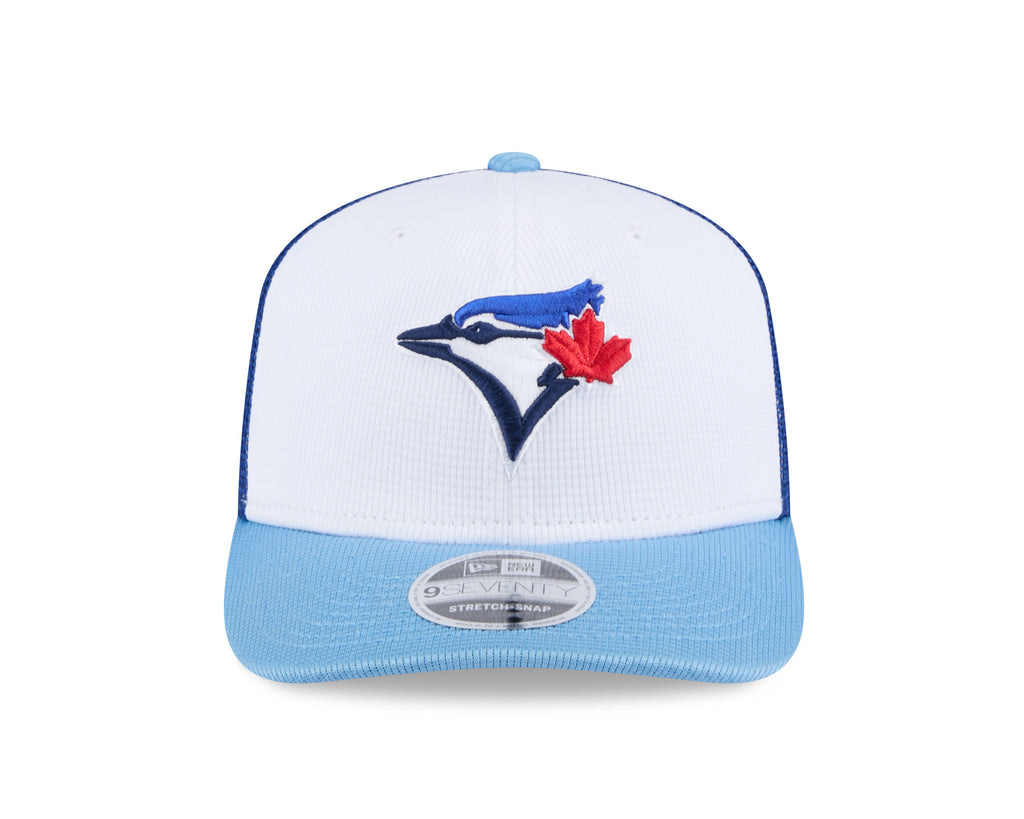 Toronto Blue Jays New Era Blue 2025 Spring Training 9SEVENTY Trucker Hat product image 2, provided for visual reference and