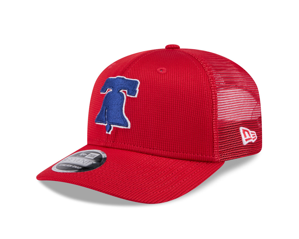 Philadelphia Phillies New Era Red 2025 Spring Training 9SEVENTY Trucker Hat With Patch product image 3, provided for visual