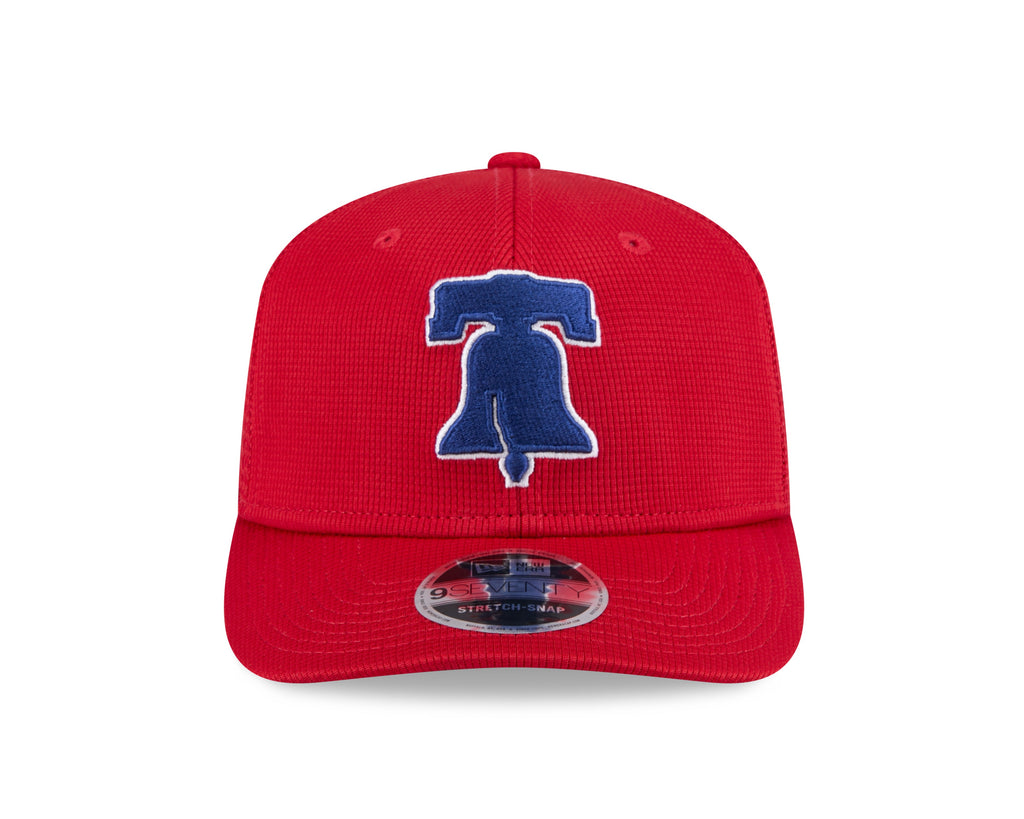 Philadelphia Phillies New Era Red 2025 Spring Training 9SEVENTY Trucker Hat With Patch product image 2, provided for visual