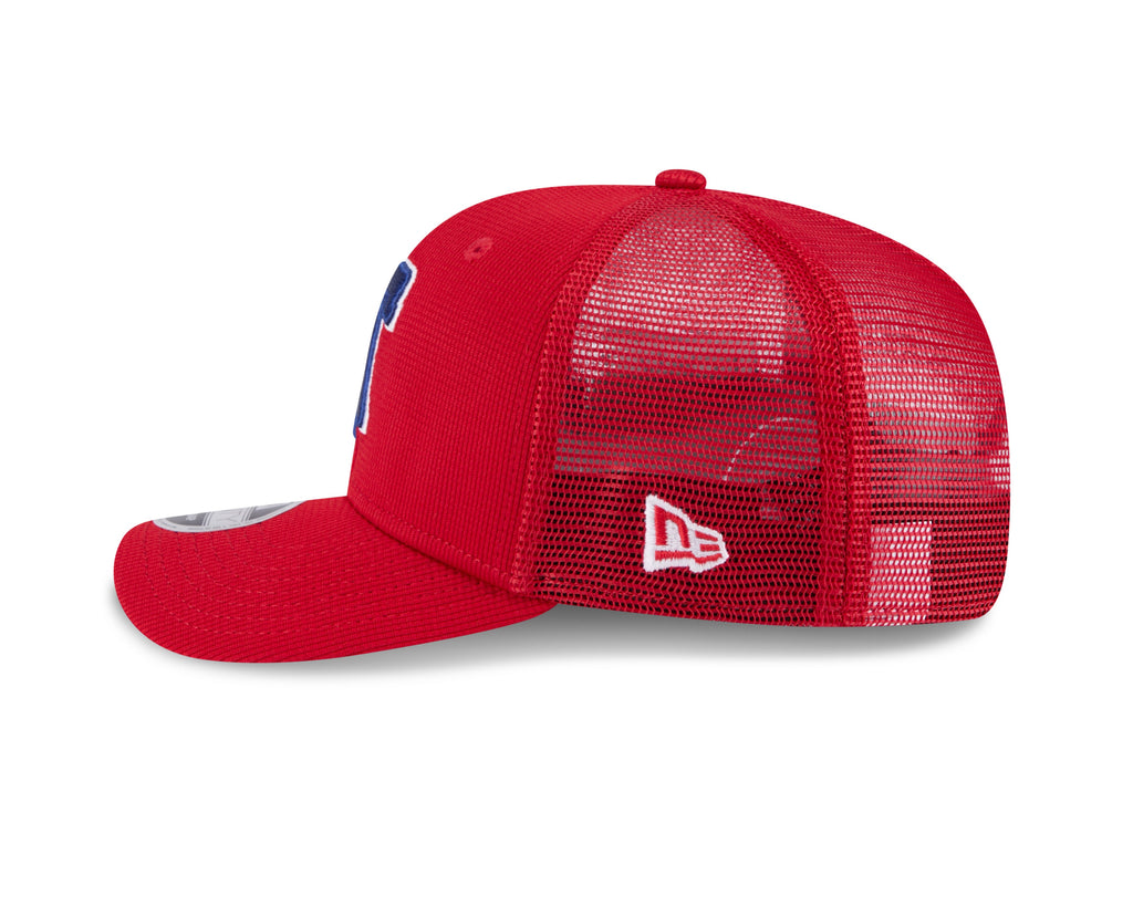 Philadelphia Phillies New Era Red 2025 Spring Training 9SEVENTY Trucker Hat With Patch product image 5, provided for visual