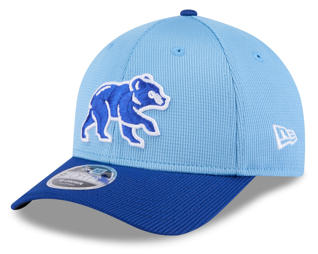Chicago Cubs Blue New Era 2025 Spring Training M-Crown 9FORTY Adjustable Hat product image 1, provided for visual reference
