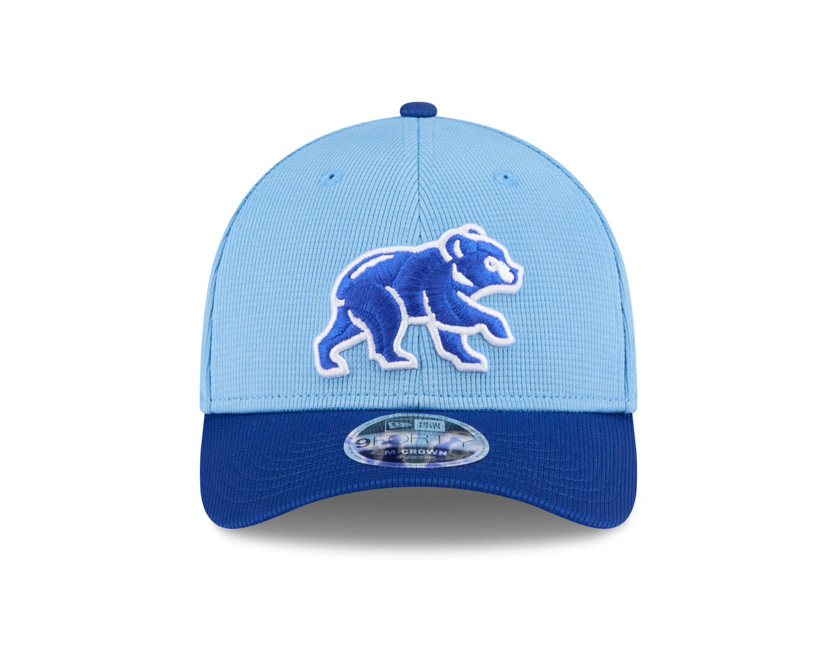 Chicago Cubs Blue New Era 2025 Spring Training M-Crown 9FORTY Adjustable Hat product image 2, provided for visual reference