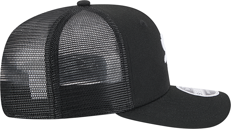 Chicago White Sox New Era Black 9SEVENTY Trucker Adjustable Hat product image 5, provided for visual reference and product