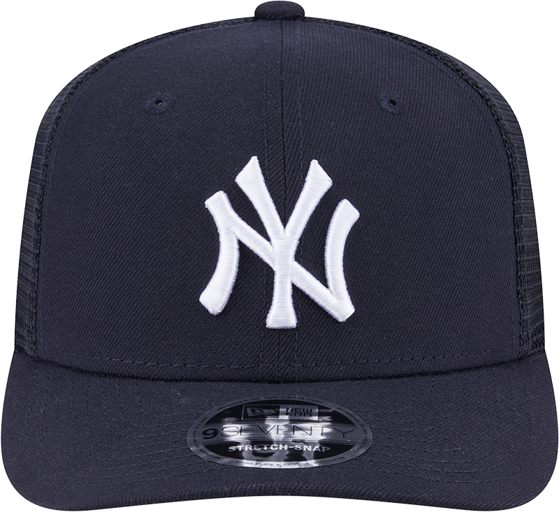 New York Yankees New Era Navy 9SEVENTY Trucker Adjustable Hat product image 2, provided for visual reference and product