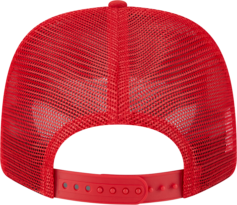 Chicago Fire New Era Red 9SEVENTY Trucker Adjustable Hat product image 6, provided for visual reference and product detail