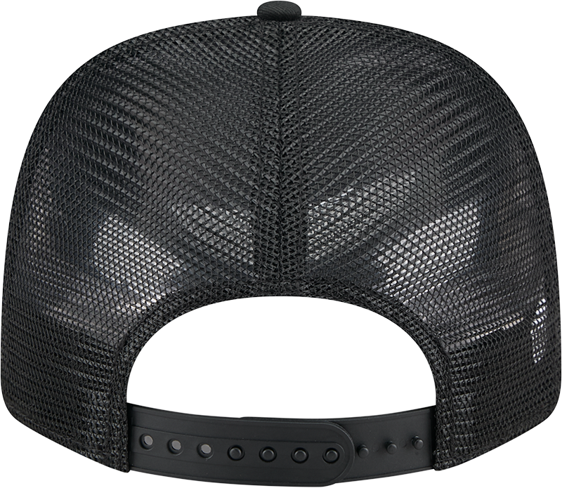 Iowa Hawkeyes New Era Black New Era 9SEVENTY Trucker Hat for Men product image 6, provided for visual reference and product