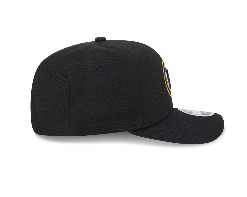 Boston Bruins Black New Era 9SEVENTY Adjustable Hat product image 5, provided for visual reference and product detail review