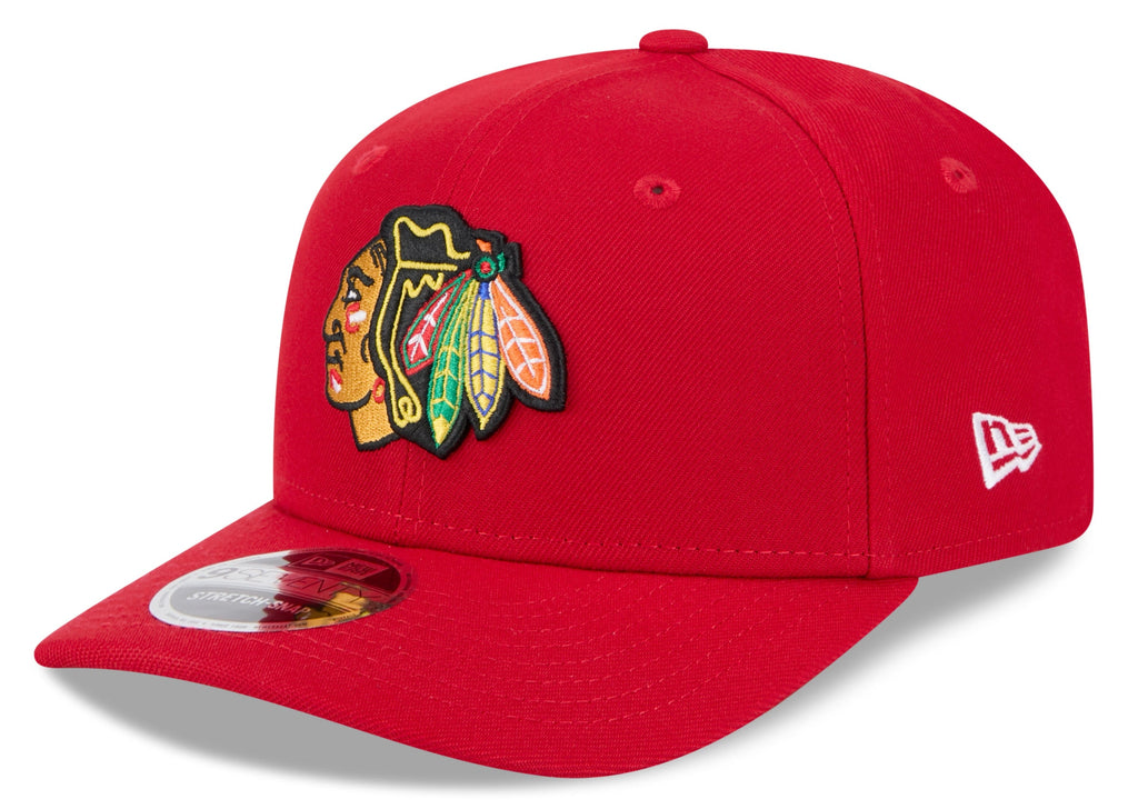 Chicago Blackhawks New Era Red 9SEVENTY Hat for Men product image 1, provided for visual reference and product detail review