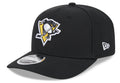 Pittsburgh Penguins Black New Era 9SEVENTY Adjustable Hat for Men product image 1, provided for visual reference and product