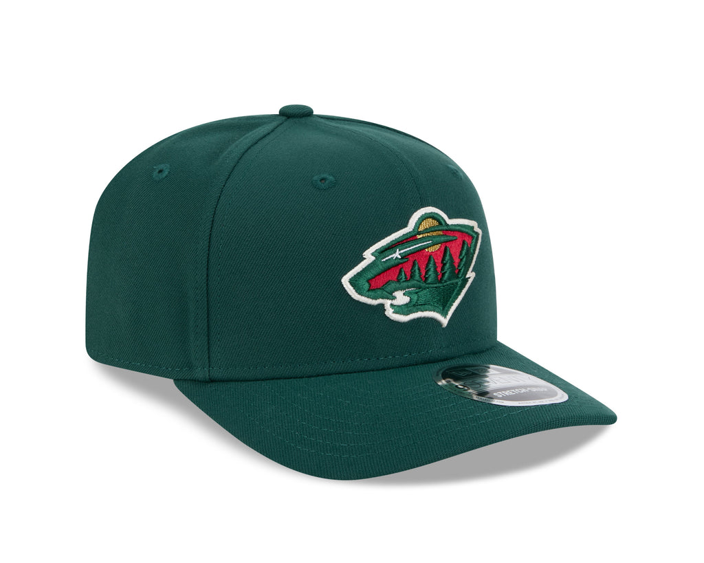 Minnesota Wild Green New Era 9SEVENTY Adjustable Hat for Men product image 3, provided for visual reference and product