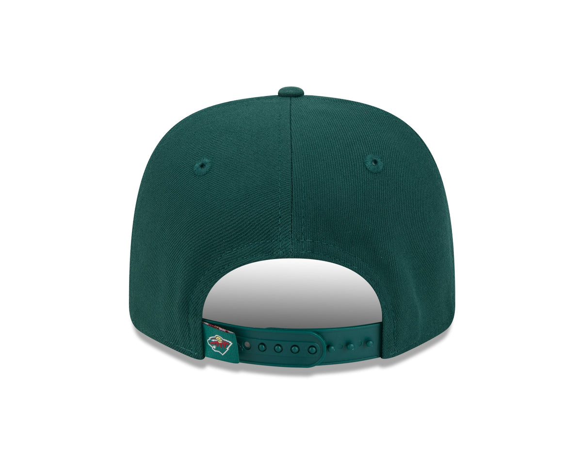 Minnesota Wild Green New Era 9SEVENTY Adjustable Hat for Men product image 6, provided for visual reference and product