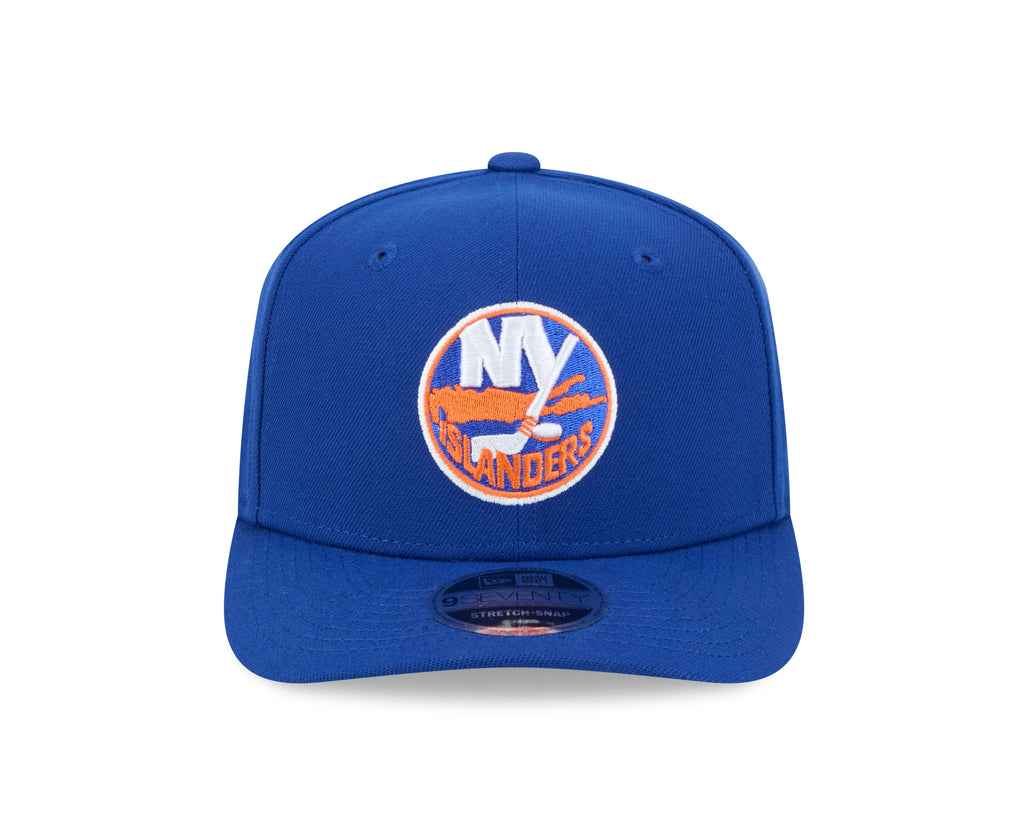 New York Islanders Blue New Era 9SEVENTY Adjustable Hat for Men product image 2, provided for visual reference and product